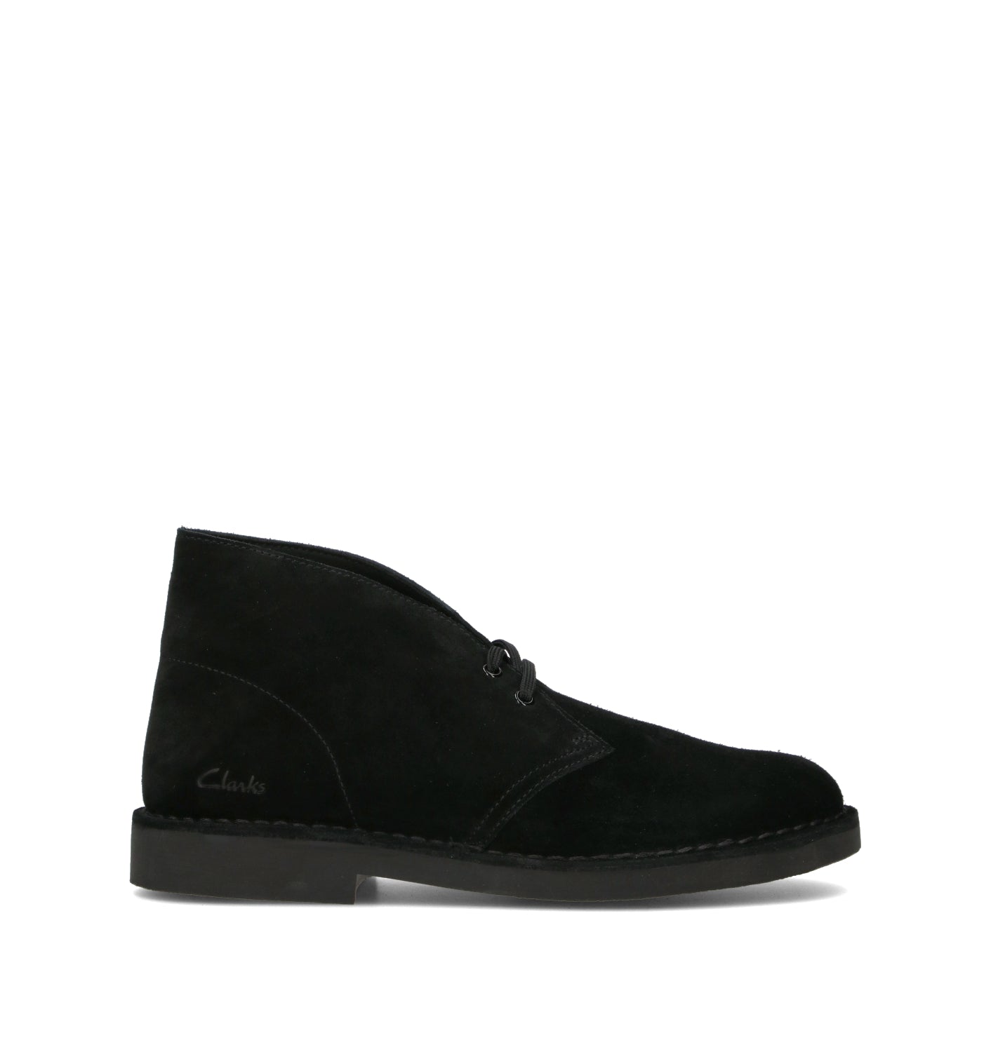 CLARKS EVO DESERT BOOT EVO Polacco uomo nero in suede