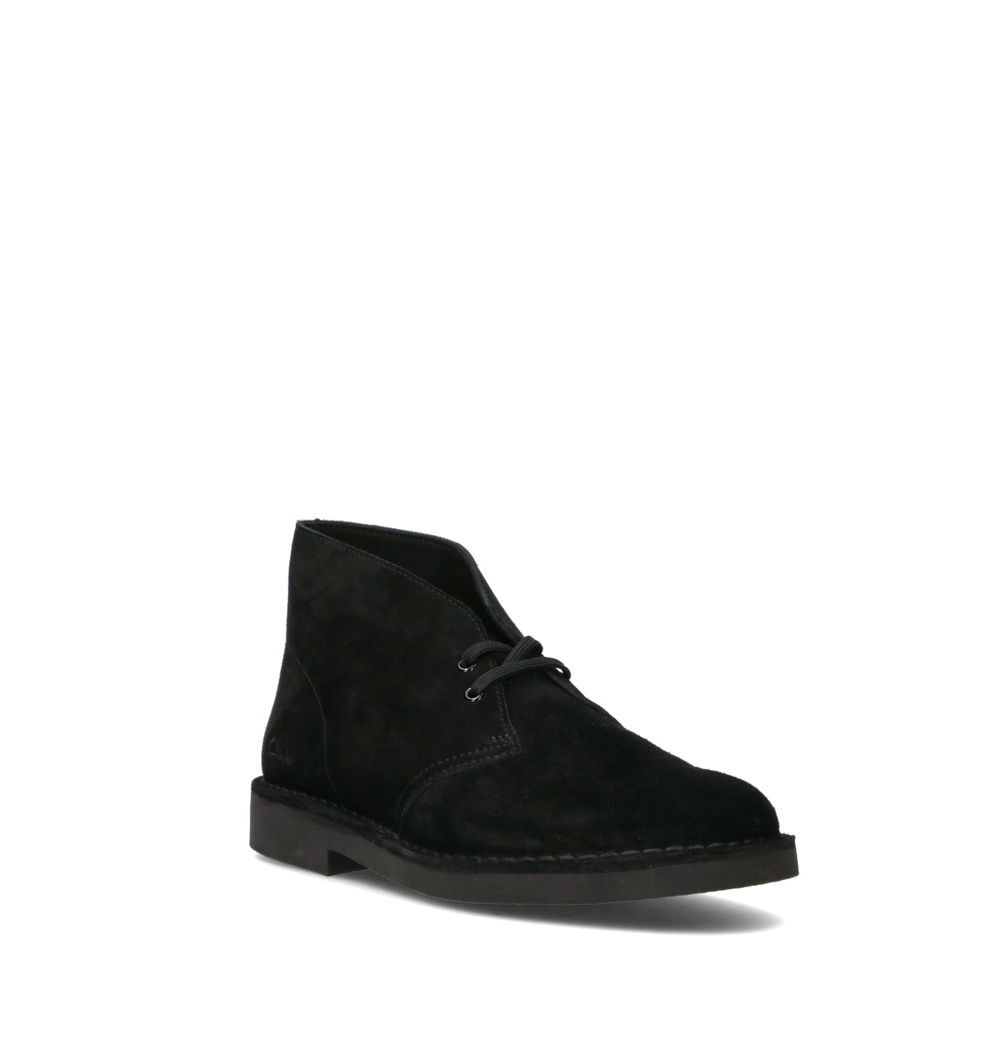 CLARKS EVO DESERT BOOT EVO Polacco uomo nero in suede
