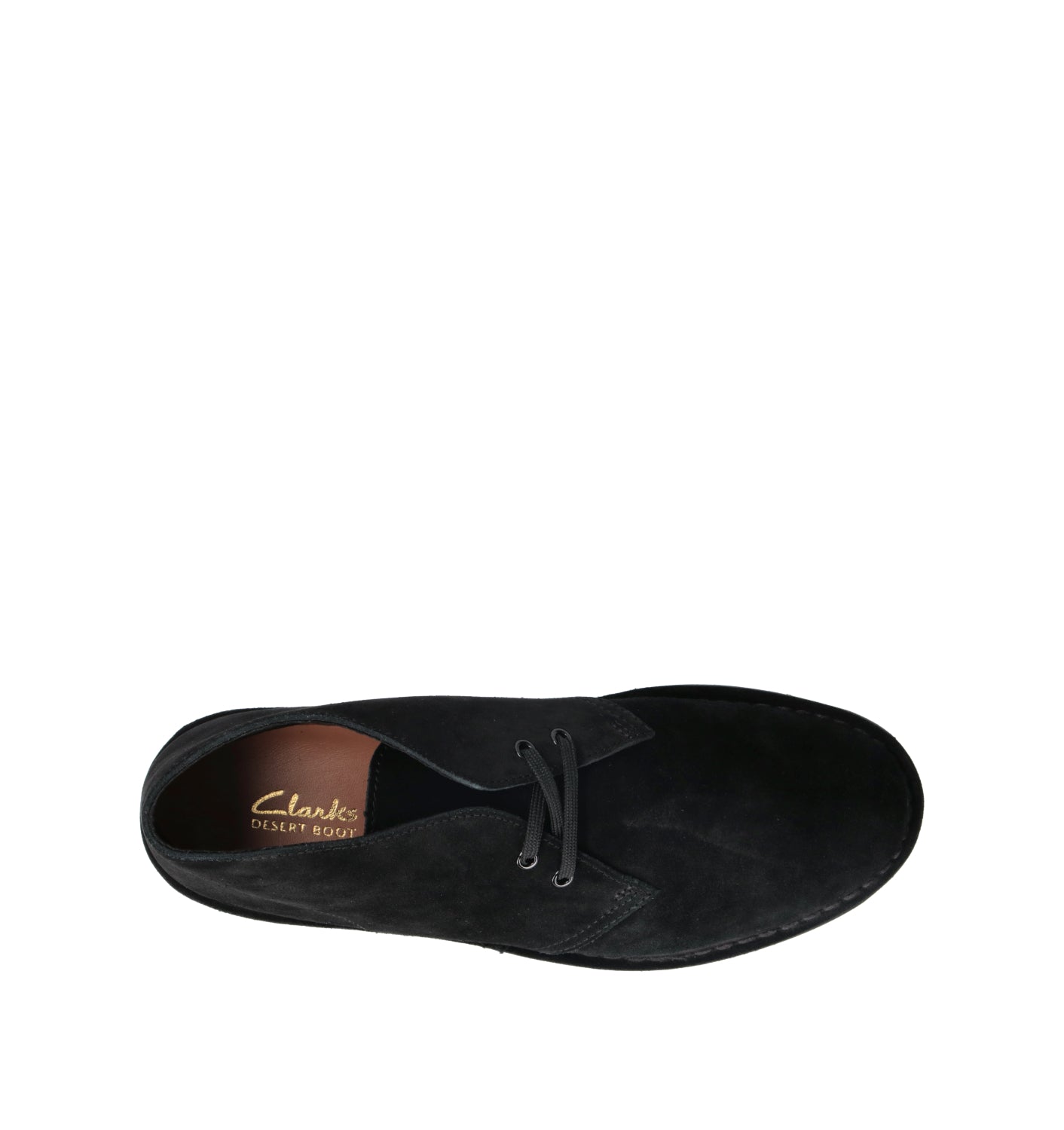 CLARKS EVO DESERT BOOT EVO Polacco uomo nero in suede