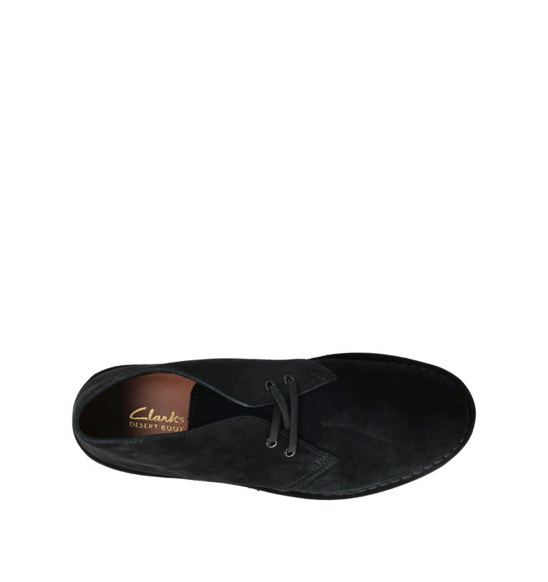 CALRKS EVO DESERT BOOT EVO Polacco uomo nero in suede