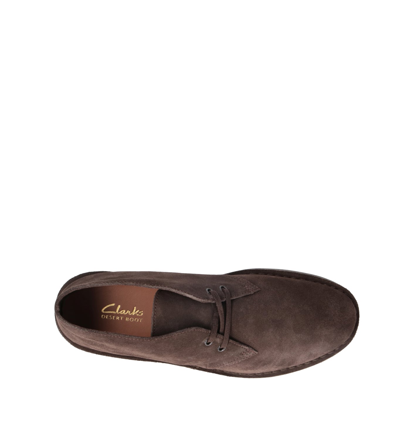 CLARKS EVO DESERT BOOT EVO Polacco uomo marrone in suede