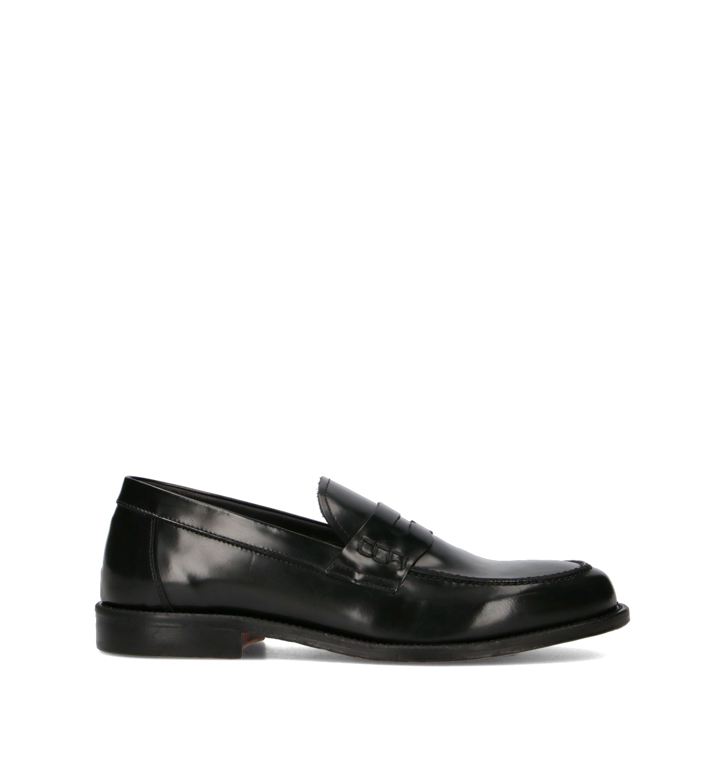 PAWELK'S Mocassino uomo nero in pelle