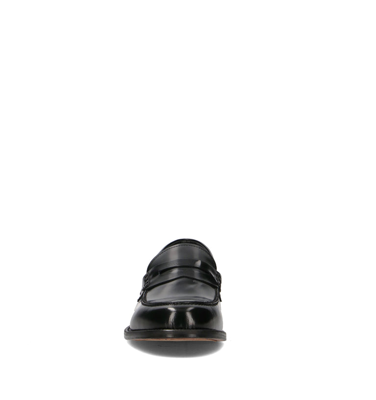 PAWELK'S Mocassino uomo nero in pelle