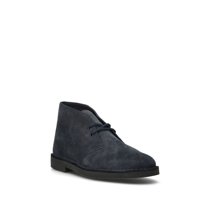 CALRKS EVO DESERT BOOT EVO Polacco uomo blu in suede