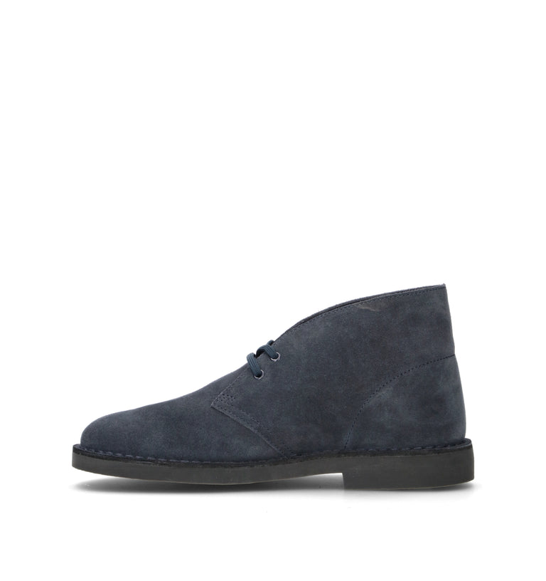 CALRKS EVO DESERT BOOT EVO Polacco uomo blu in suede