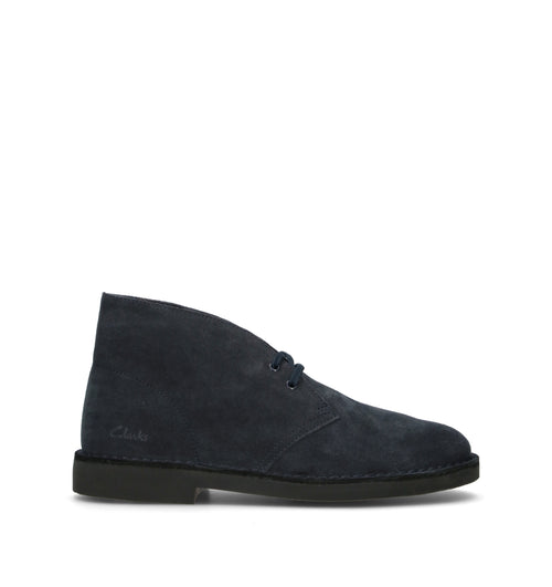 CALRKS EVO DESERT BOOT EVO Polacco uomo blu in suede