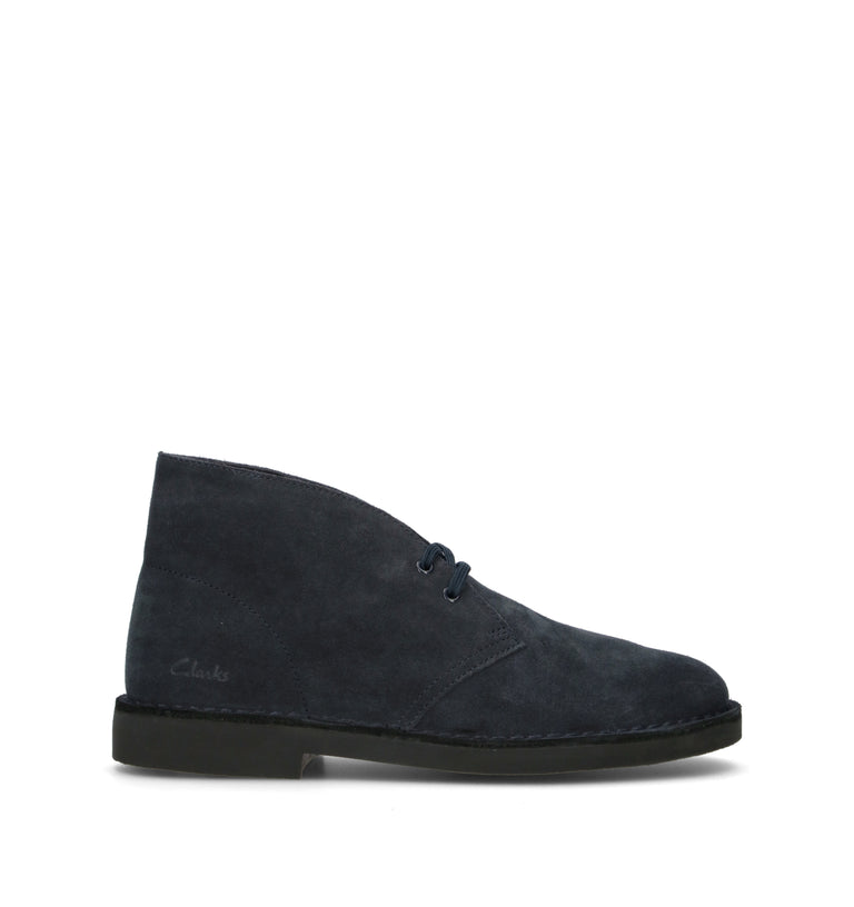 CALRKS EVO DESERT BOOT EVO Polacco uomo blu in suede