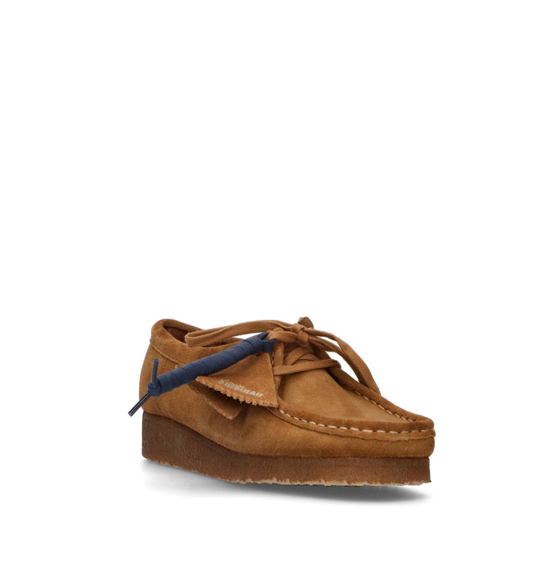 CLARKS ORIGINALS WALLABEE Mocassino donna marrone in suede