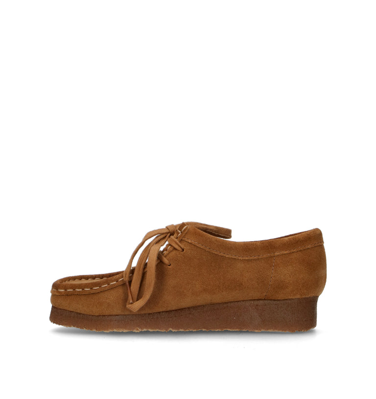 CLARKS ORIGINALS WALLABEE Mocassino donna marrone in suede