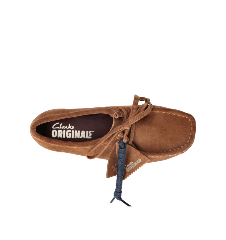 CLARKS ORIGINALS WALLABEE Mocassino donna marrone in suede