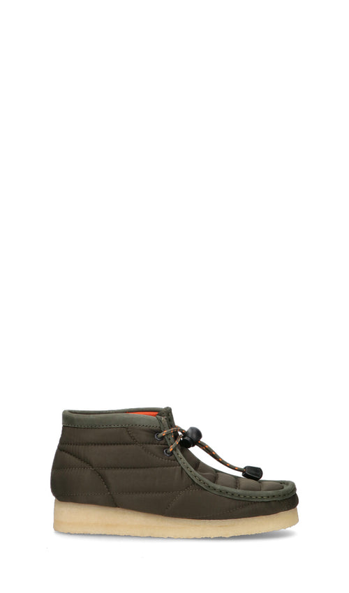 CLARKS ORIGINALS Polacchino donna verde in pelle