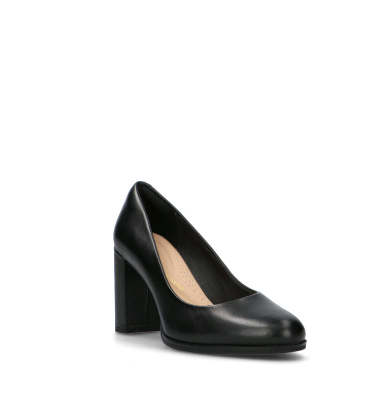 CLARKS CORE Décolleté donna nera in pelle