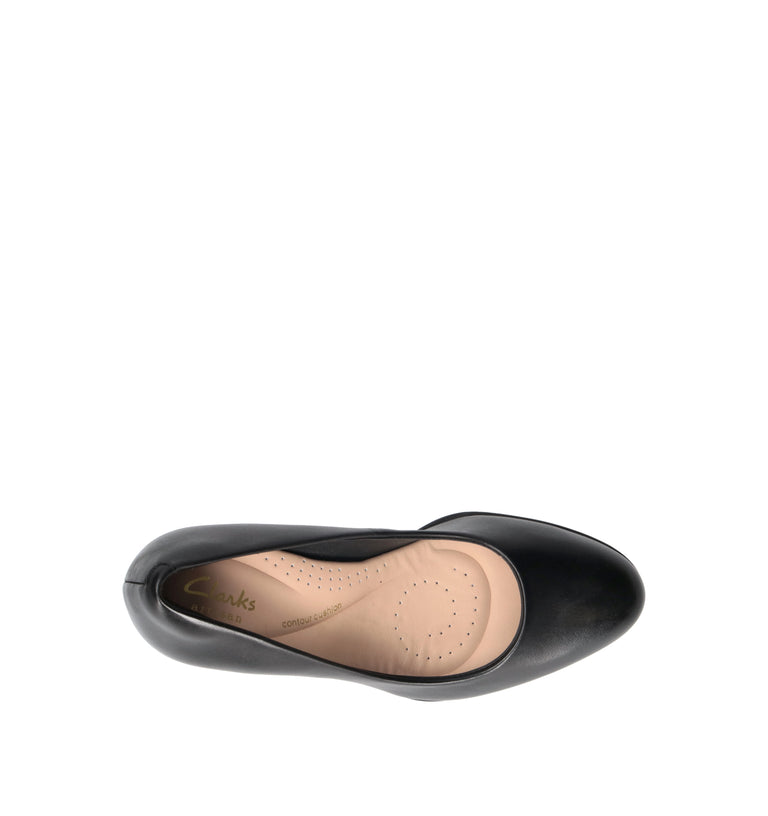 CLARKS CORE Décolleté donna nera in pelle