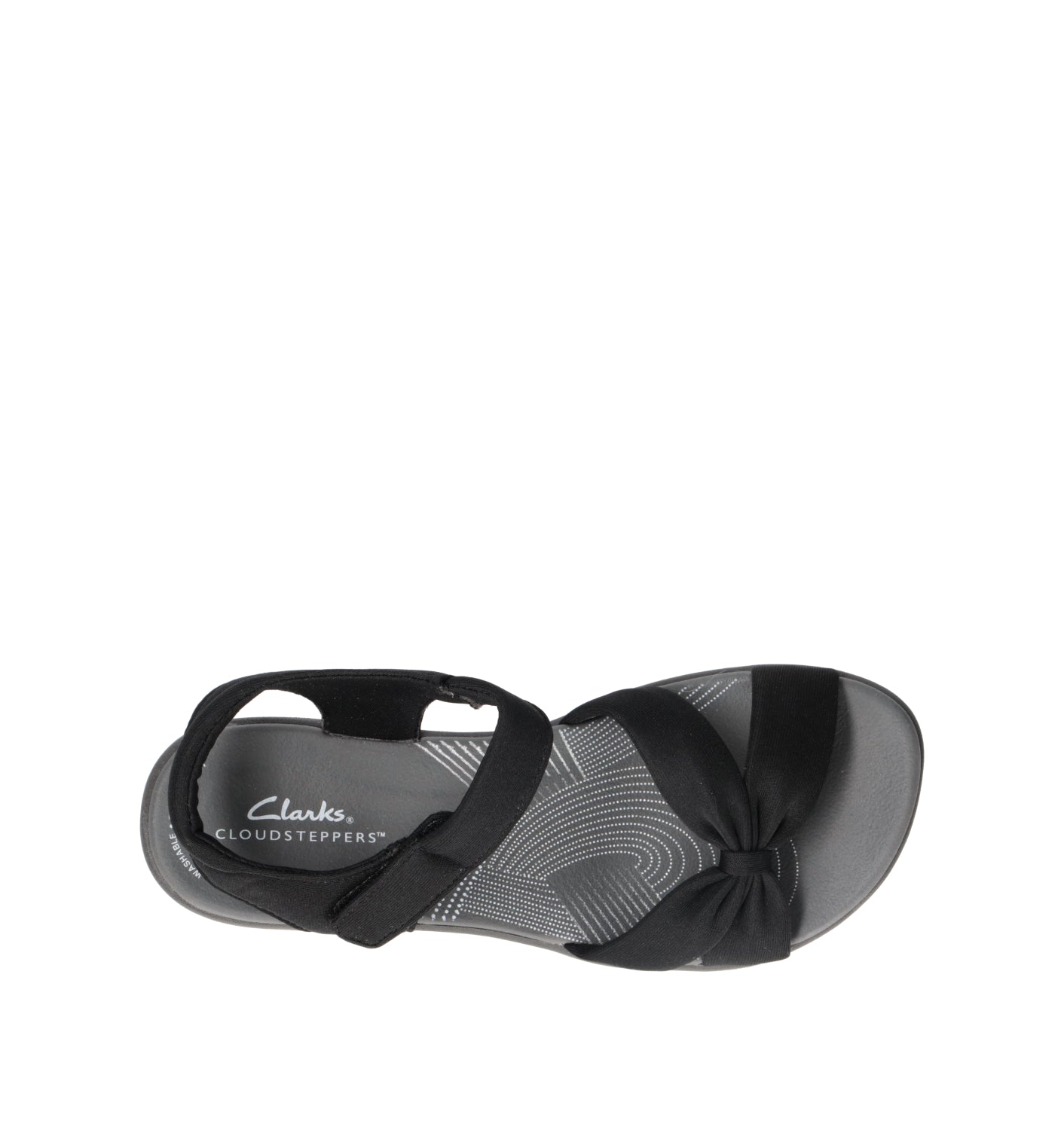 CLARKS ESSENTIALS ARIA SHORE Sandalo donna nero