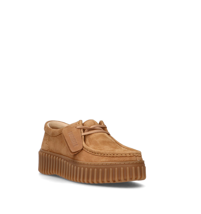 CLARKS CORE TORHILL BEE Mocassino donna cammello in nabuk
