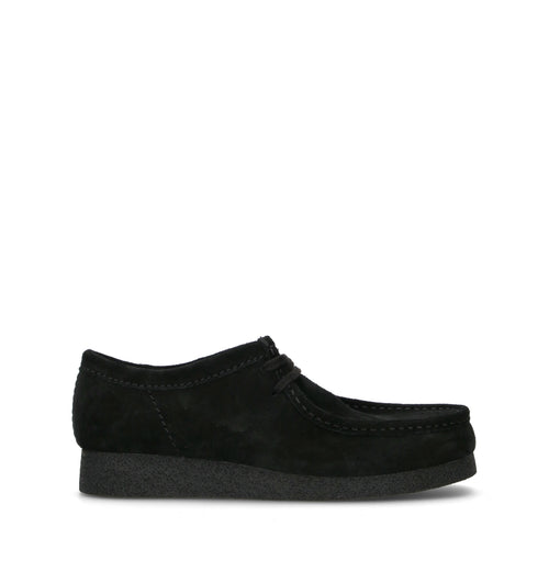 CLARKS EVO WALLABEE EVO Mocassino uomo nero in suede