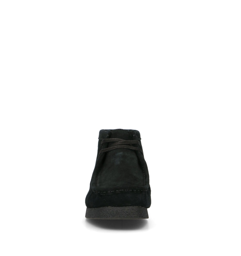 CLARKS EVO WALLABEE EVO BOOT Polacco uomo nero in suede