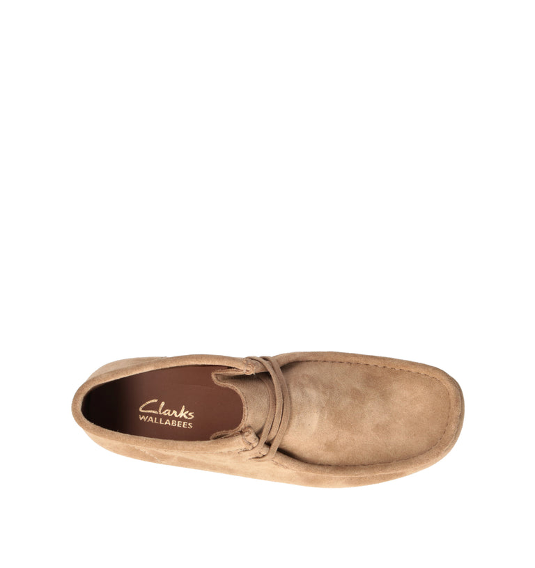CLARKS EVO WALLABEE EVO BOOT Polacco uomo beige
