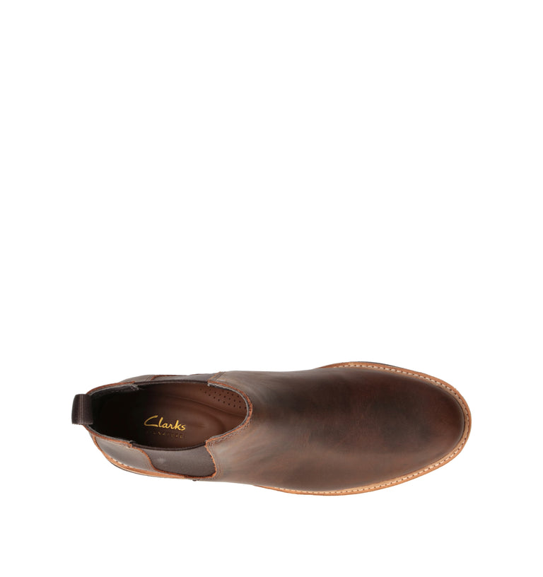 CALRKS CORE Beatles uomo marrone in pelle