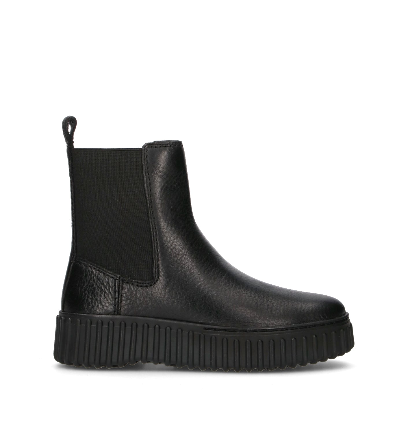 CLARKS CORE TORHILL MAPLE Tronchetto donna nero in pelle