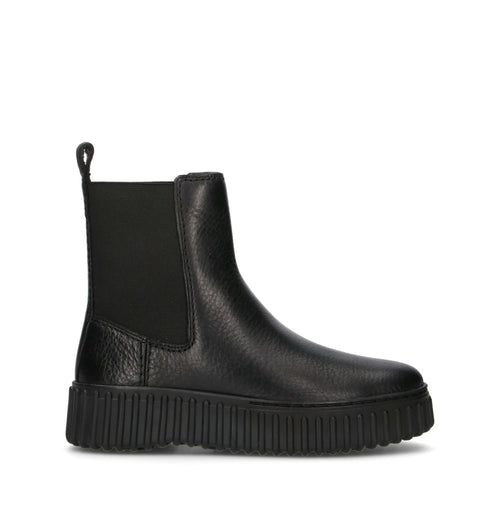 CLARKS CORE TORHILL MAPLE Tronchetto donna nero in pelle