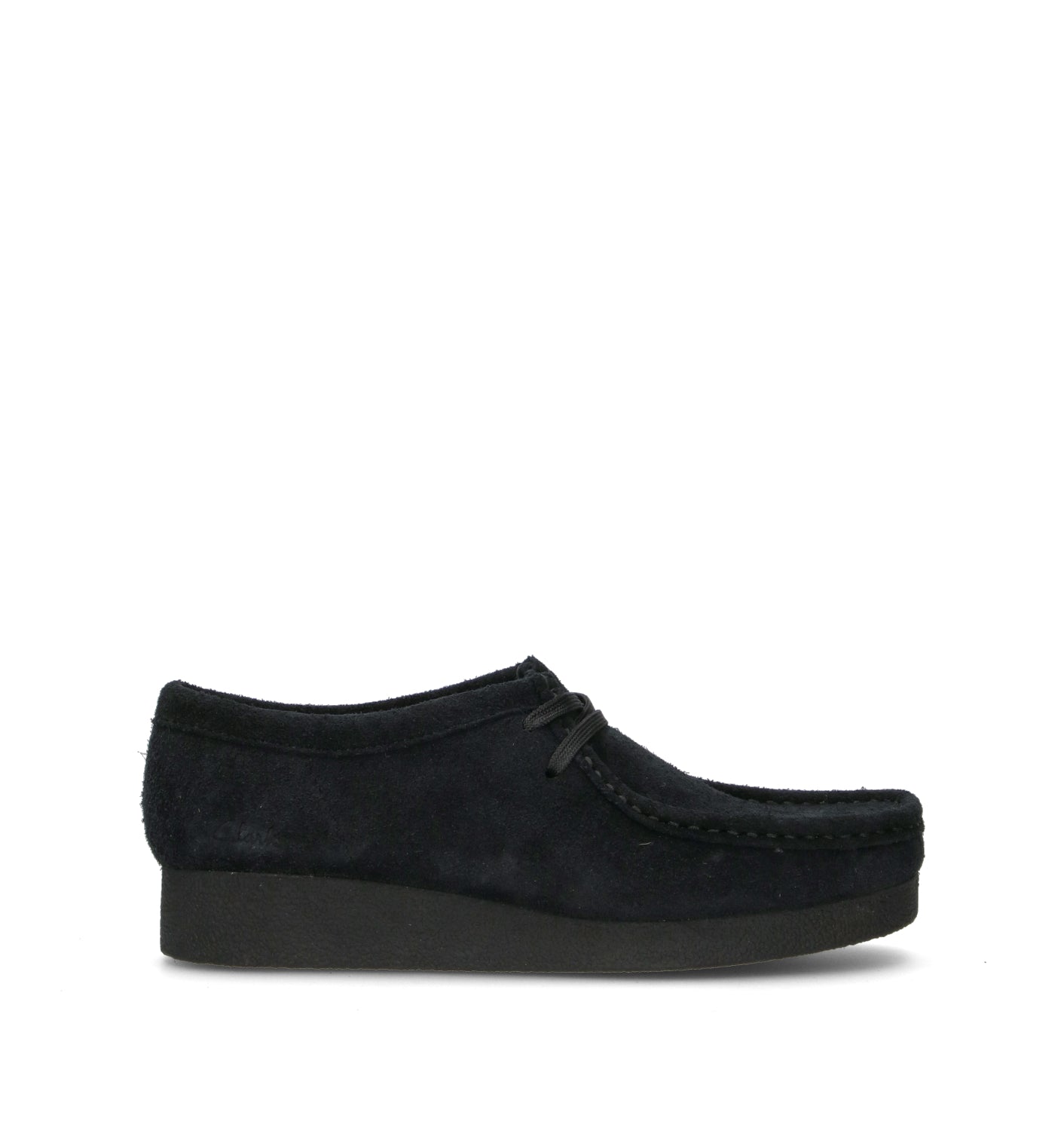 CLARKS ECO WALLABEE EVO Mocassino donna nero in suede