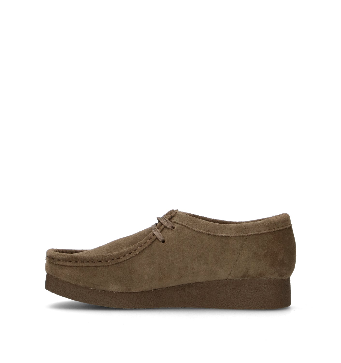 CLARKS EVO WALLABEE EVOSH Mocassino donna oliva in suede
