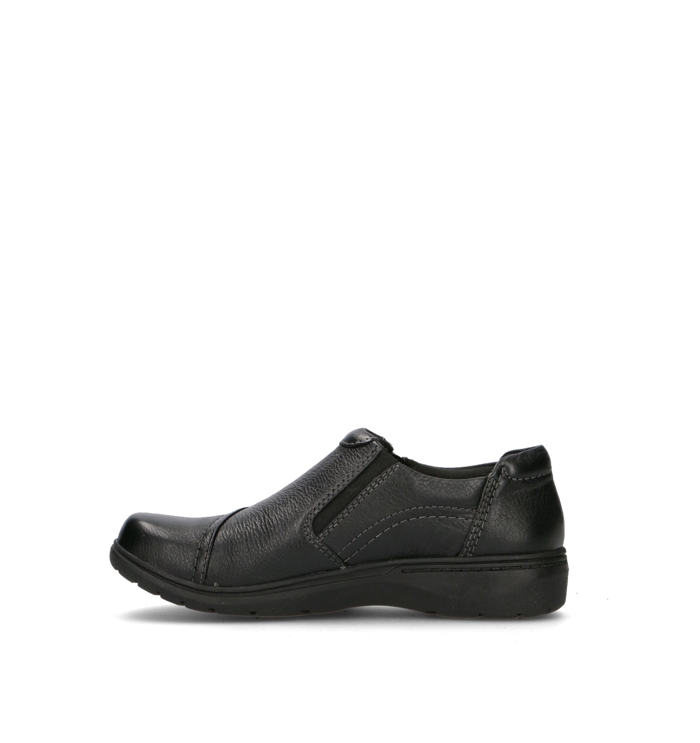 CLARKS ESSENTIALS CARLEIGH RAY Stringata donna nera in pelle