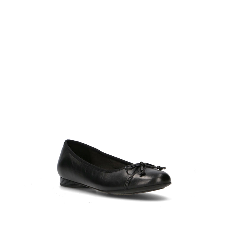 CLARKS ESSENTIALS LORELEIGH RAE Ballerina donna nera in suede