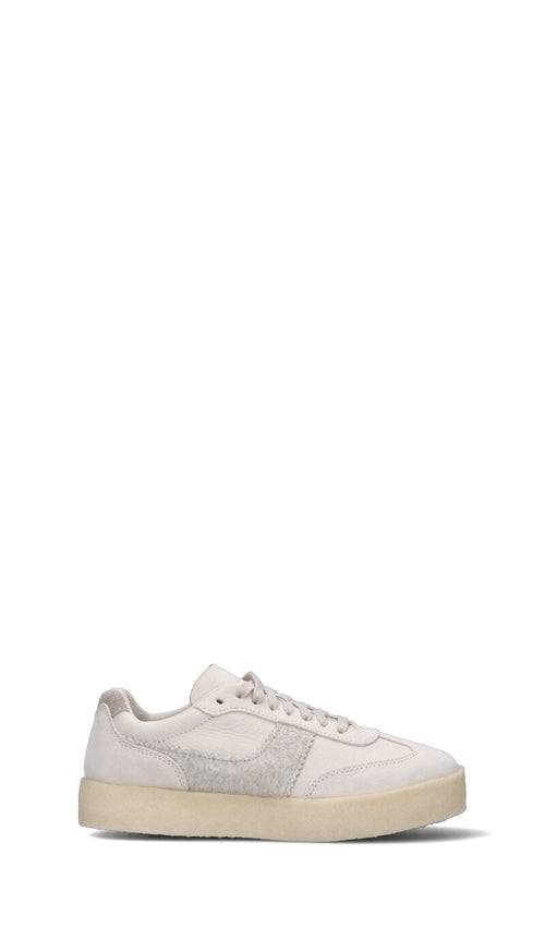 CLARKS ORIGINALS Sneaker donna bianca in pelle