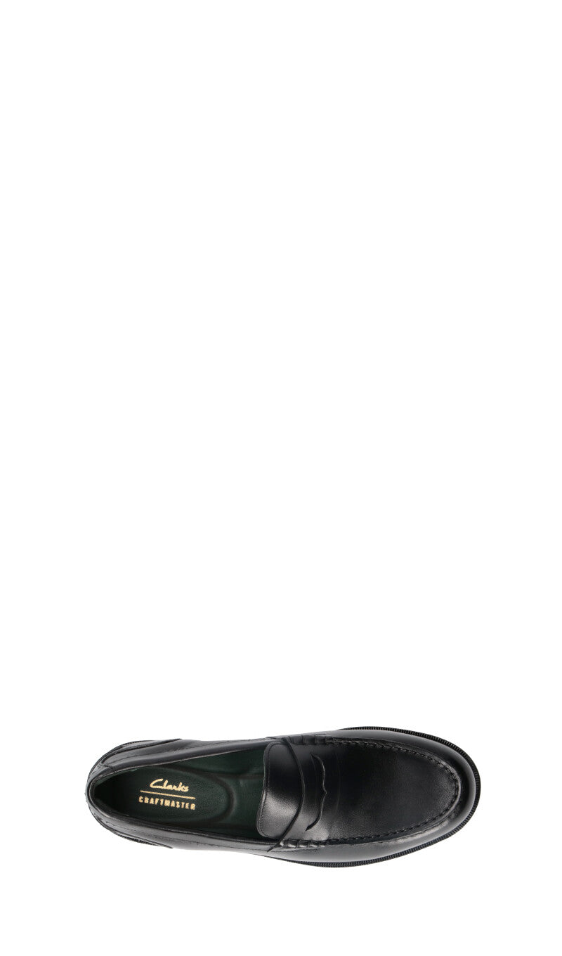 CLARKS CORE Mocassino uomo nero in pelle