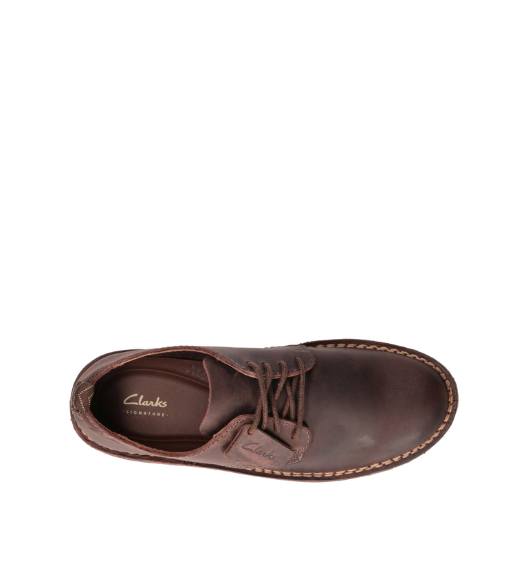 CLARKS CORE SOISBURY LACE Stringata uomo marrone in pelle