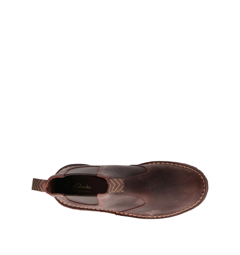 CLARKS CORE SOLSBURY EASY Beatles uomo marrone in pelle