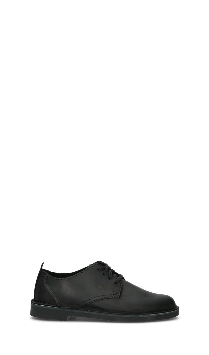 CLARKS ESSENTIALS Stringata uomo nera in pelle