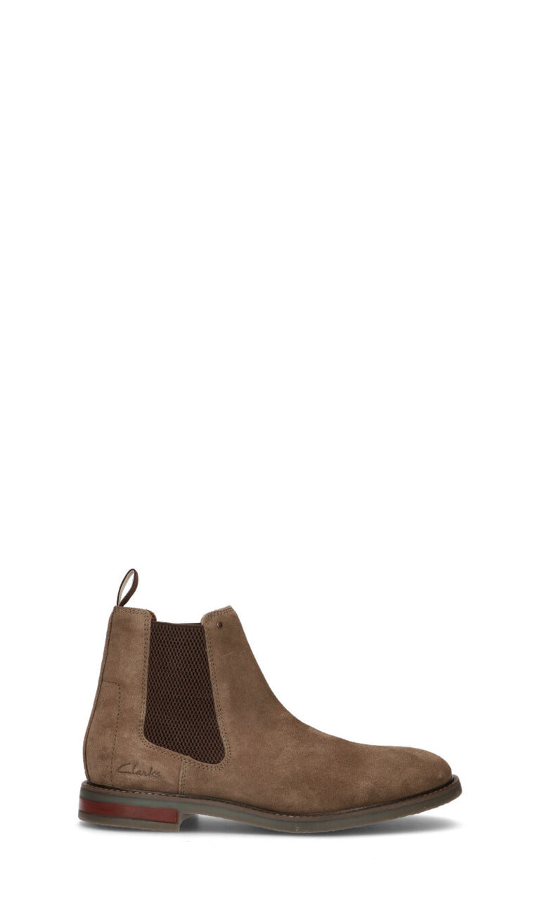 CLARKS ESSENTIALS Beatles uomo stone in suede