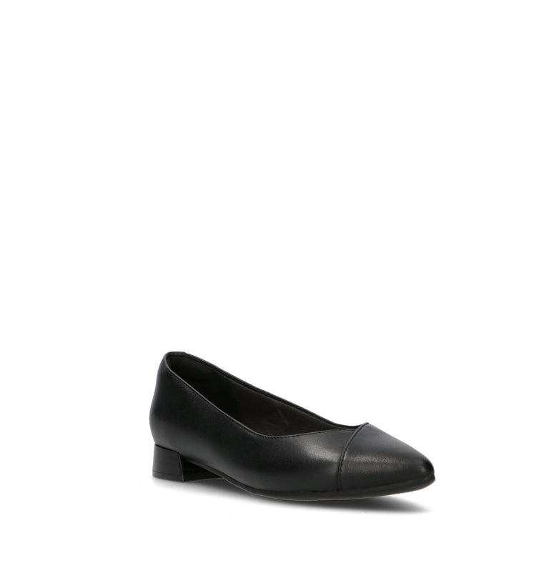CLARKS ESSENTIALS NATALYN WISH Ballerina donna nera in pelle