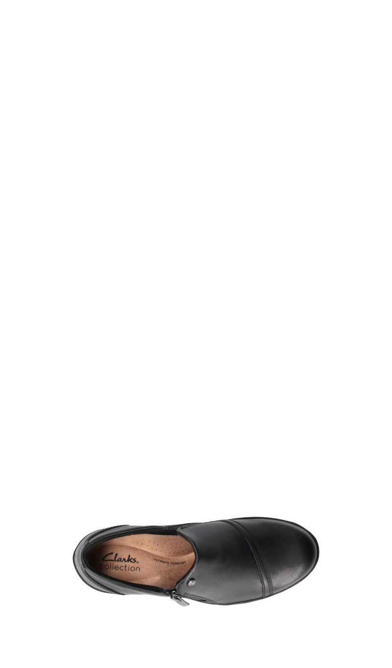 CLARKS ESSENTIALS Scarpa donna comfort nera in pelle