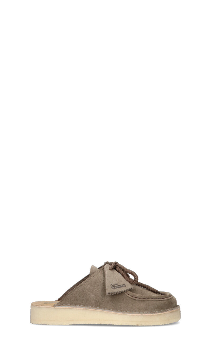 CLARKS ORIGINALS Sabot donna grigio in suede