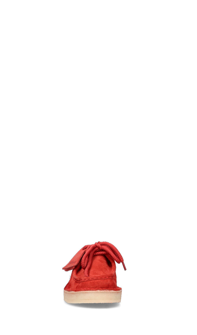 CLARKS ORIGINALS Sabot donna rosso in suede