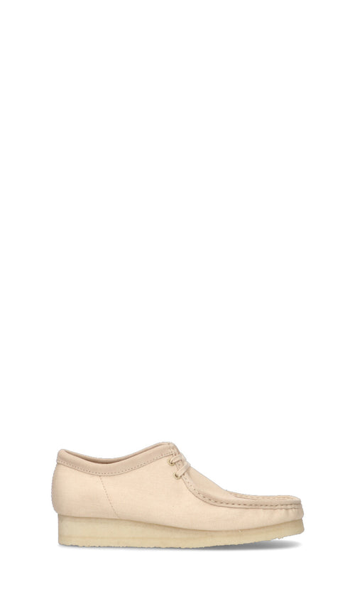 CLARKS ORIGINALS Mocassino uomo panna in suede