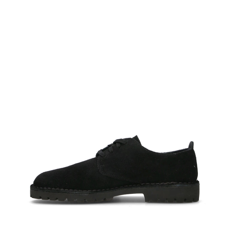 CLARKS ORIGINALS DESERT ROCK LO Stringata uomo nera in suede