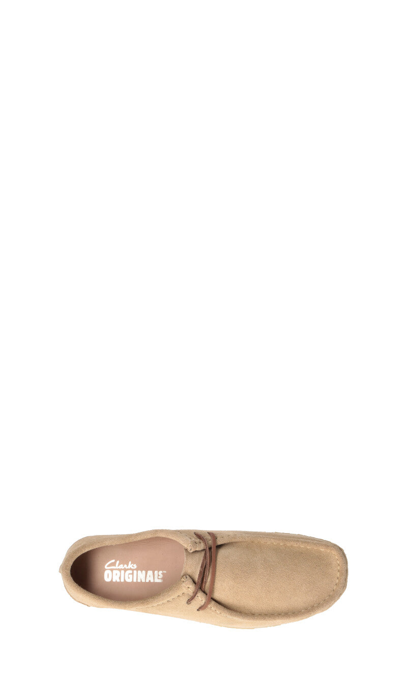 CLARKS ORIGINALS Mocassino uomo beige in suede