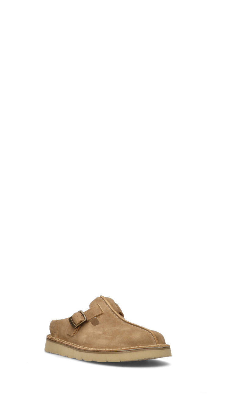 CLARKS CORE Ciabatta uomo beige in suede