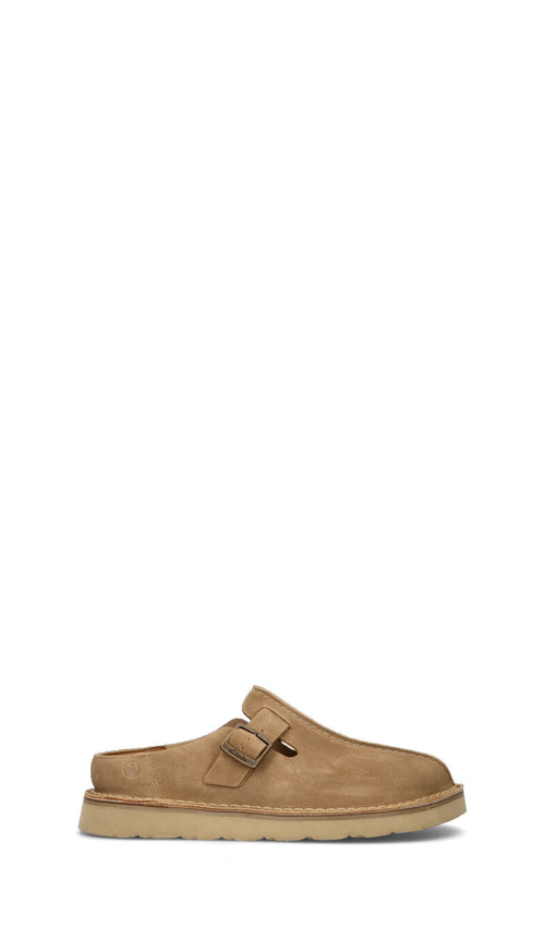 CLARKS CORE Ciabatta uomo beige in suede