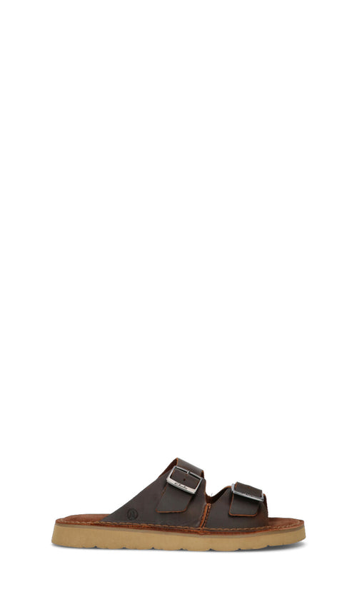 CLARKS CORE Ciabatta uomo marrone in pelle