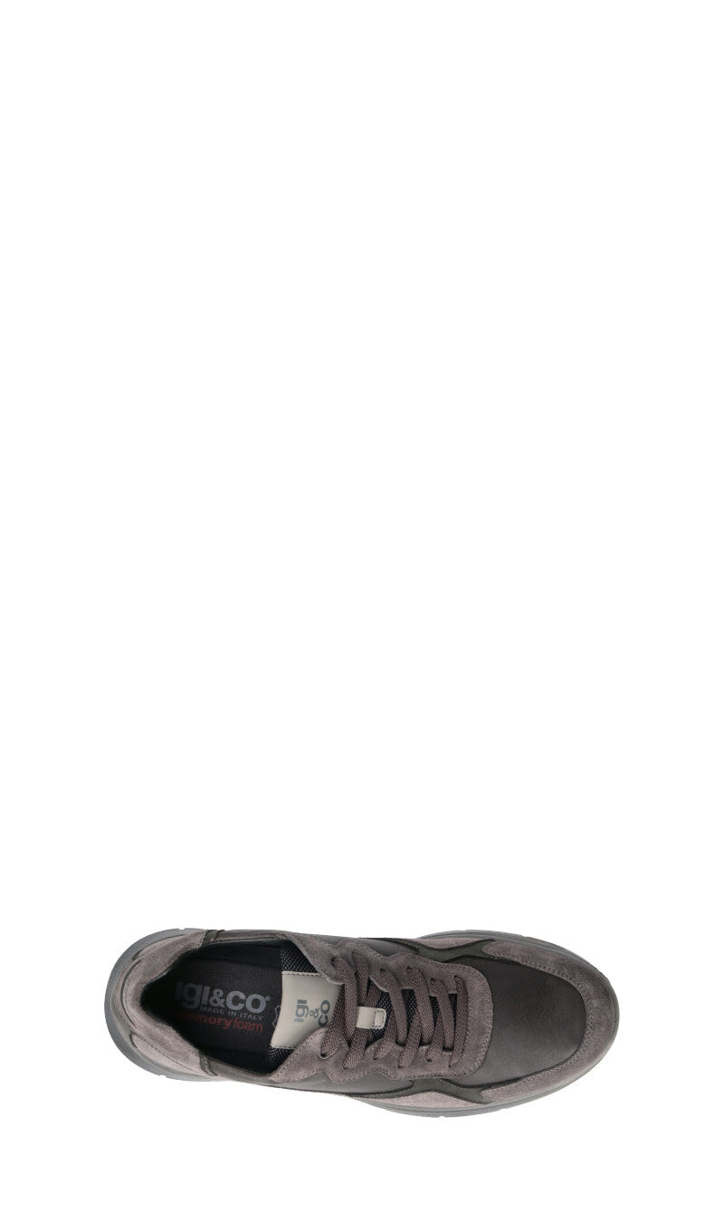 IGI&CO Sneaker uomo antracite in suede