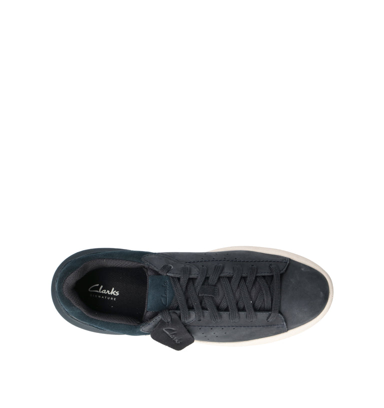 CLARKS CORE COURTLITE2 RUN Sneaker uomo blu in nabuk