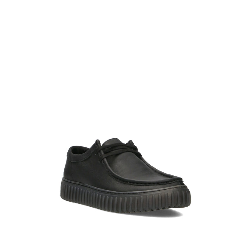CLARKS CORE TORHILL LO Mocassino uomo nero in pelle