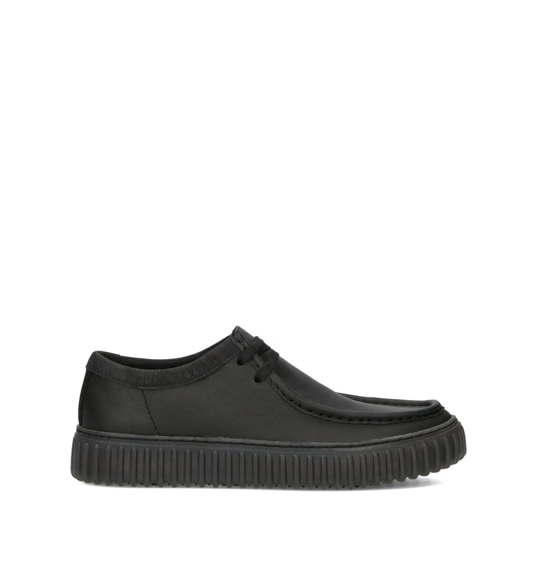 CLARKS CORE TORHILL LO Mocassino uomo nero in pelle