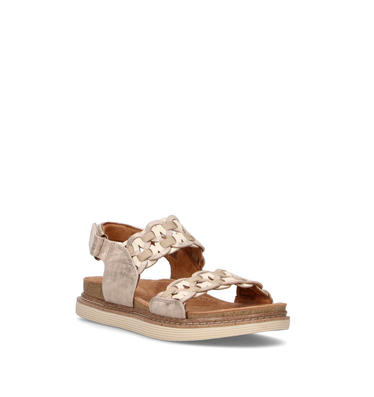 CLARKS CORE ARWELL GLIDE Sandalo donna platino